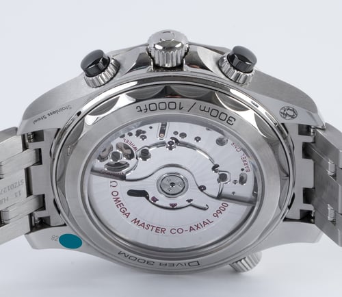 Caseback of Seamaster Diver Chrono