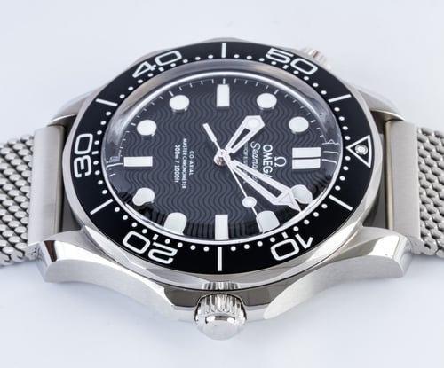 Crown Side Shot of Seamaster Diver 300M