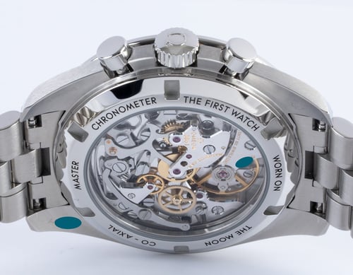 Caseback of Speedmaster Moonwatch Professional Co-Axial Master Chronometer