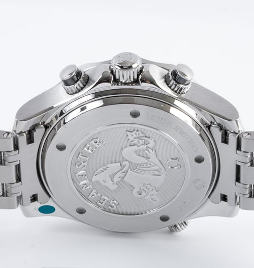 Caseback of Seamaster Diver 300M Chronograph