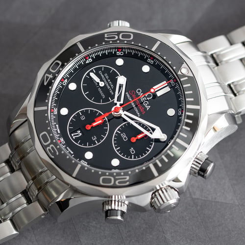 Stylied photo of  of Seamaster Diver 300M Chronograph