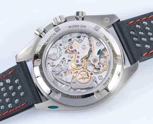 Caseback of Speedmaster Moonwatch Professional Co-Axial Master Chronometer