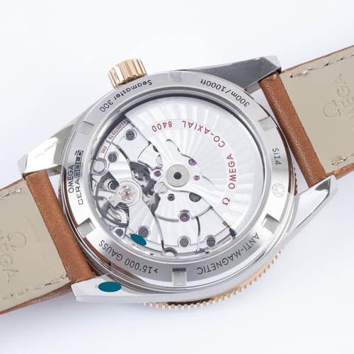 Caseback of Seamaster 300 Master Co-Axial