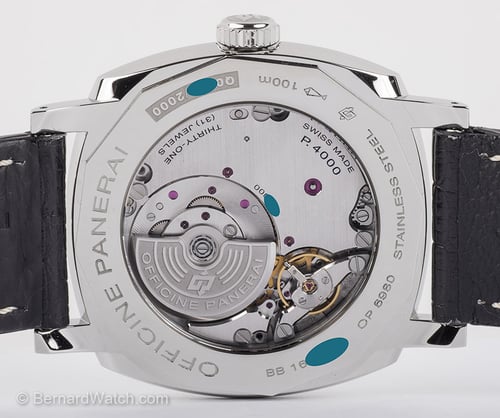 Caseback of Radiomir 1940 3 Days