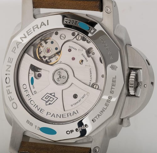 Caseback of Luminor 1950 3 Days Automatic