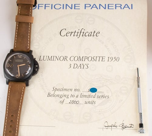 Paper shot of Luminor 1950