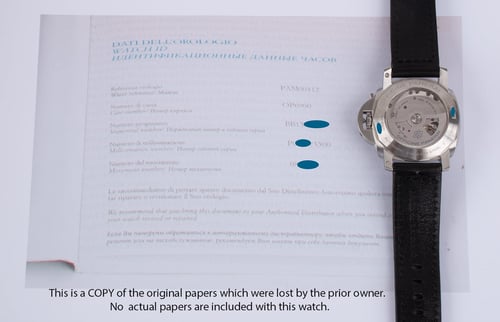 Paper shot of Luminor 1950 3 Days Automatic