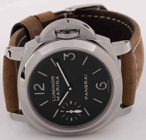 Front View of Luminor Marina 'Sandwich Dial'