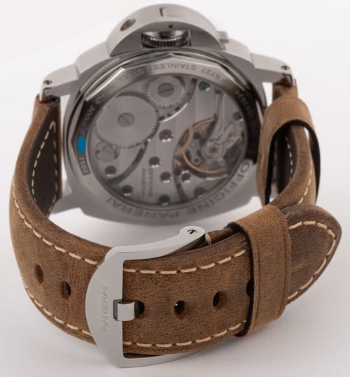 Rear / Band View of Luminor Marina 'Sandwich Dial'
