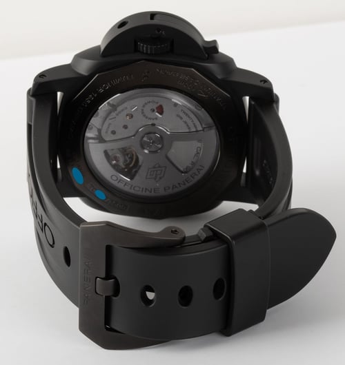 Rear / Band View of Luminor 3 Days GMT Ceramica