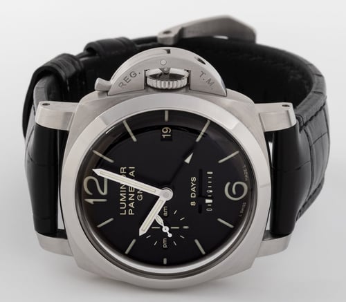 Front View of Luminor 1950 8 Days GMT