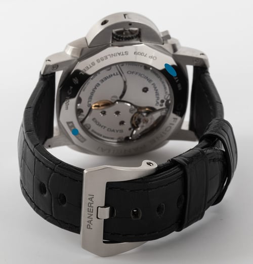 Rear / Band View of Luminor 1950 8 Days GMT