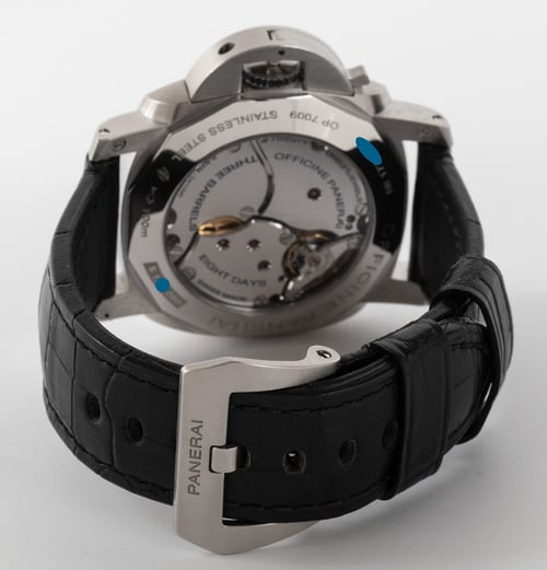 Rear / Band View of Luminor 1950 8 Days GMT