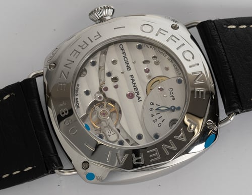 Caseback of Radiomir 8 Day