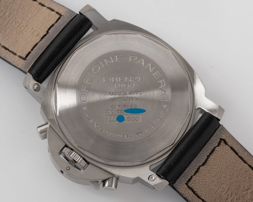Caseback of Luminor Chronograph