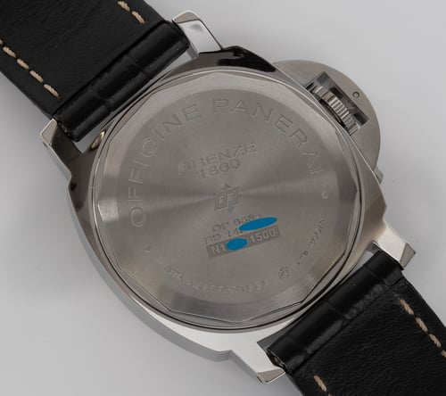 Caseback of Luminor Marina Base Logo