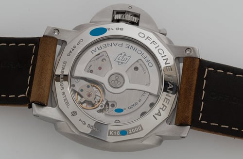 Caseback of Luminor 1950 3 Days Automatic