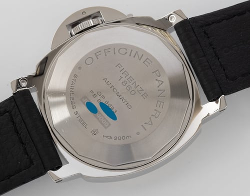 Caseback of Luminor Marina