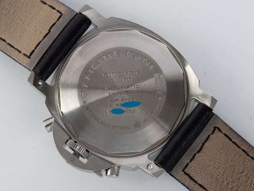 Caseback of Luminor Chronograph