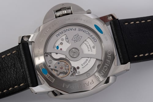 Caseback of Luminor 1950 3 Days GMT 24H