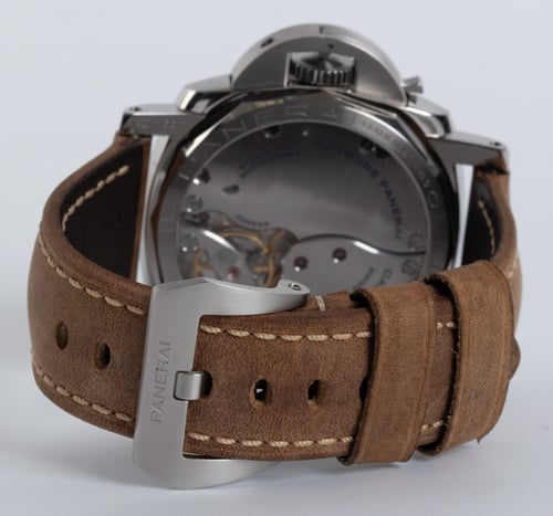 Rear / Band View of Luminor 1950 47 Power Reserve