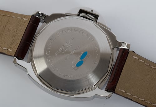 Caseback of Luminor Marina