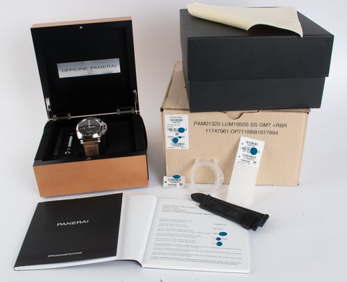 Box / Paper shot of Luminor 1950 3 Days GMT
