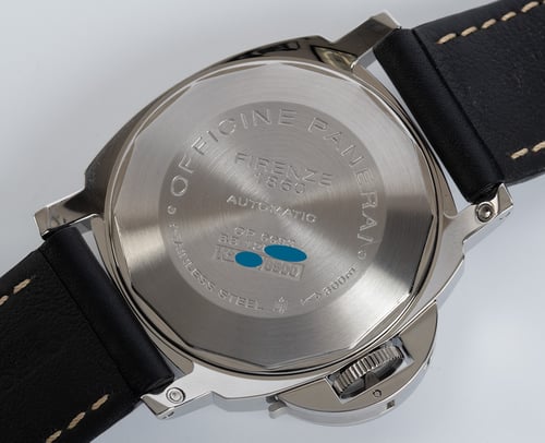 Caseback of Luminor Marina