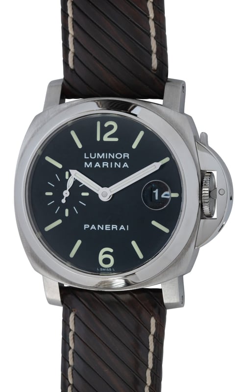 Panerai - Luminor Marina : PAM 48 : SOLD OUT : black dial on dark