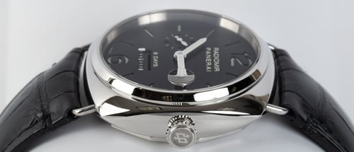 Crown Side Shot of Radiomir Power Reserve 8-Days