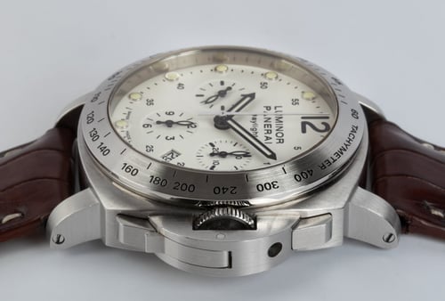 Crown Side Shot of Luminor Daylight Chronograph