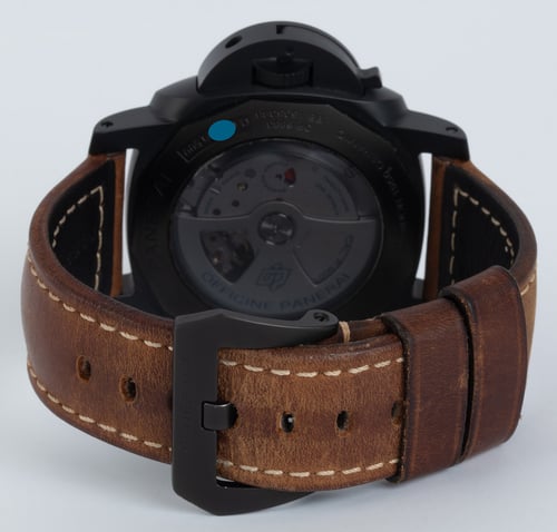 Rear / Band View of Luminor 3 Days GMT Ceramica