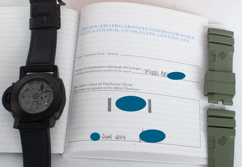 Paper shot of Luminor 1950 10 Day GMT Ceramica