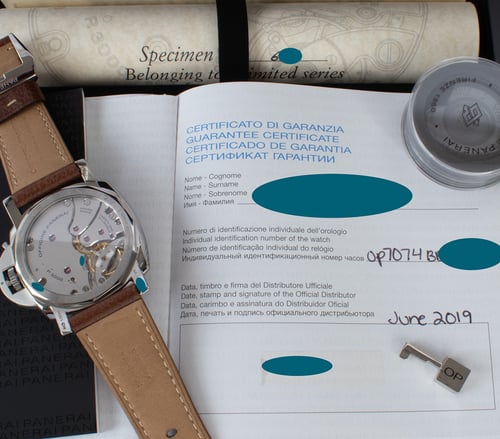 Paper shot of Luminor 1950 Marina Militare