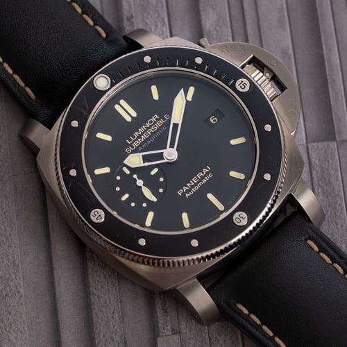Stylied photo of  of Luminor Submersible 1950 Amagnetic 3 Days Automatic Titanio