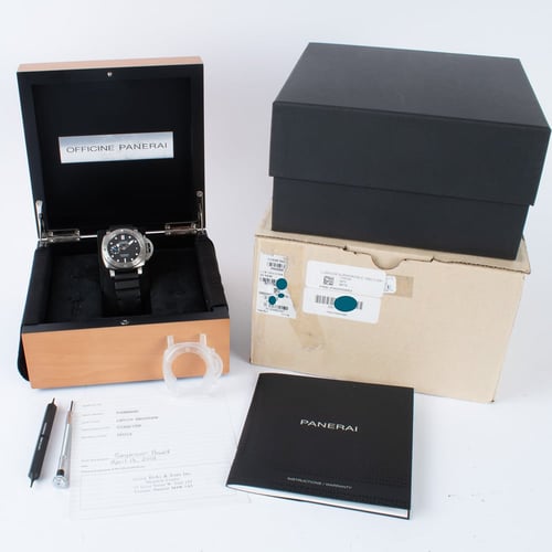 Box / Paper shot of Luminor Submersible 1950 3 Days Auto 42mm