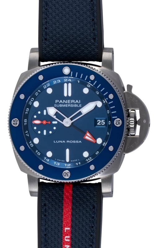 Panerai - Submersible GMT Luna Rossa Titanio PAM 1507