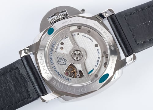 Caseback of Luminor Marina 1950 3 Days GMT