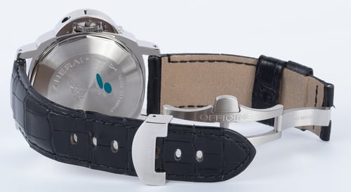 Open Clasp Shot of Luminor Power Reserve