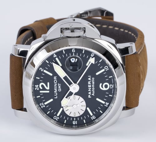 Panerai Luminor GMT PAM00088 - 2008 Black Dial, Steel, 44mm, Full