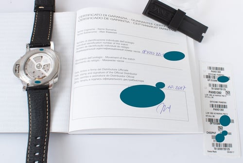 Paper shot of Luminor Marina 1950 3 Days 42mm