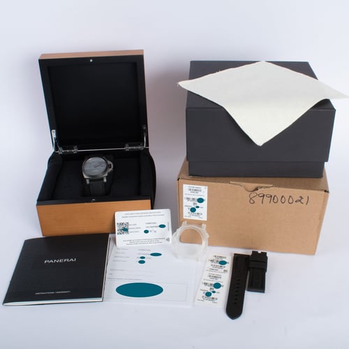 Box / Paper shot of Luminor Marina TuttoGrigio 44mm