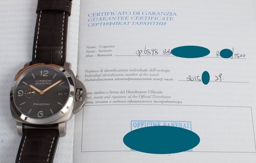 Paper shot of Luminor 1950 3 Days