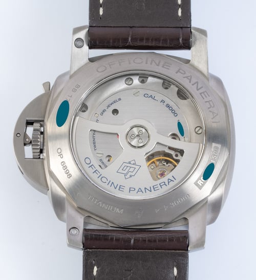 Caseback of Luminor 1950 3 Days