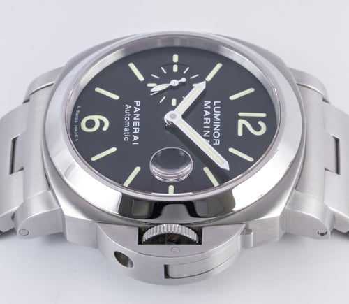 Crown Side Shot of Luminor Marina