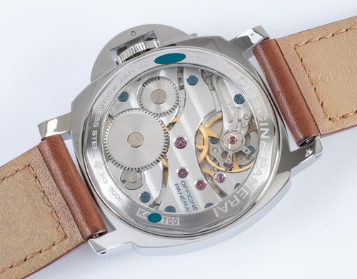 Caseback of Luminor Marina