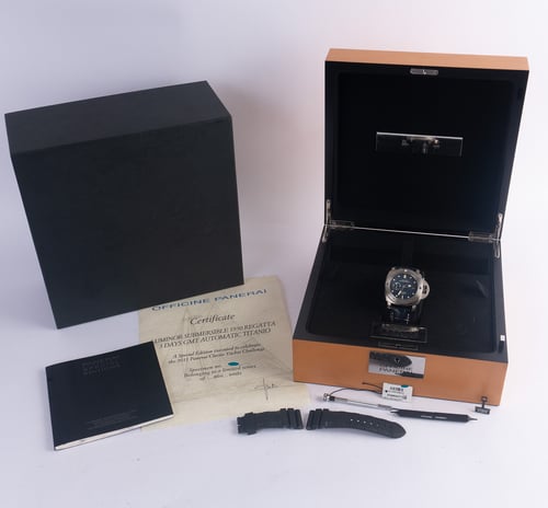 Box / Paper shot of Lum 1950 Regatta Submersible GMT 47mm