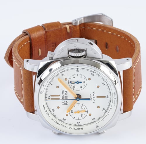 Front View of Luminor 1950 PCYC Flyback Chronograph