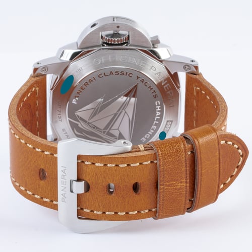 Rear / Band View of Luminor 1950 PCYC Flyback Chronograph