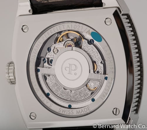 Caseback of Power Reserve Day-Date Cushion
